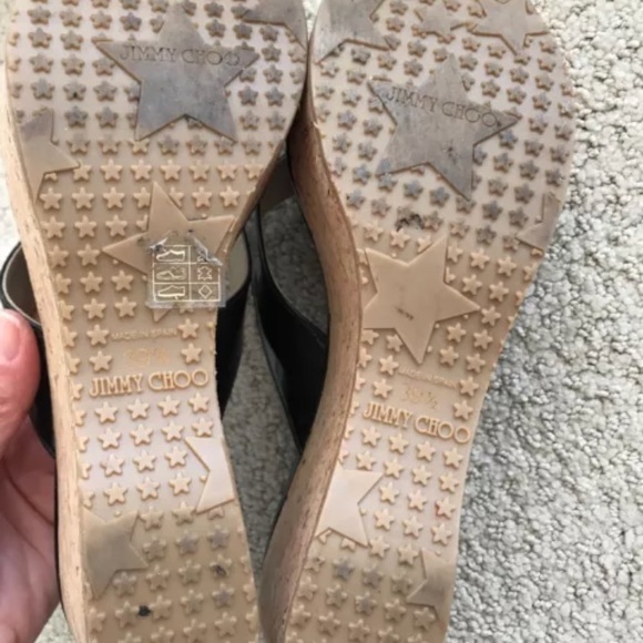 Jimmy Choo black Pathos sandals size 9.5 - Picture 5 of 6